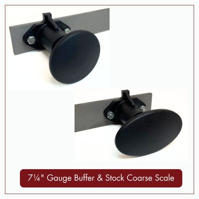 7¼" Gauge Buffer &amp; Stock Coarse Scale.