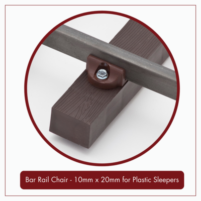 Bar Rail Chair - for 10mm x 20mm Bar Rail