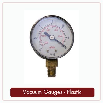 Vacuum Gauge Plastic