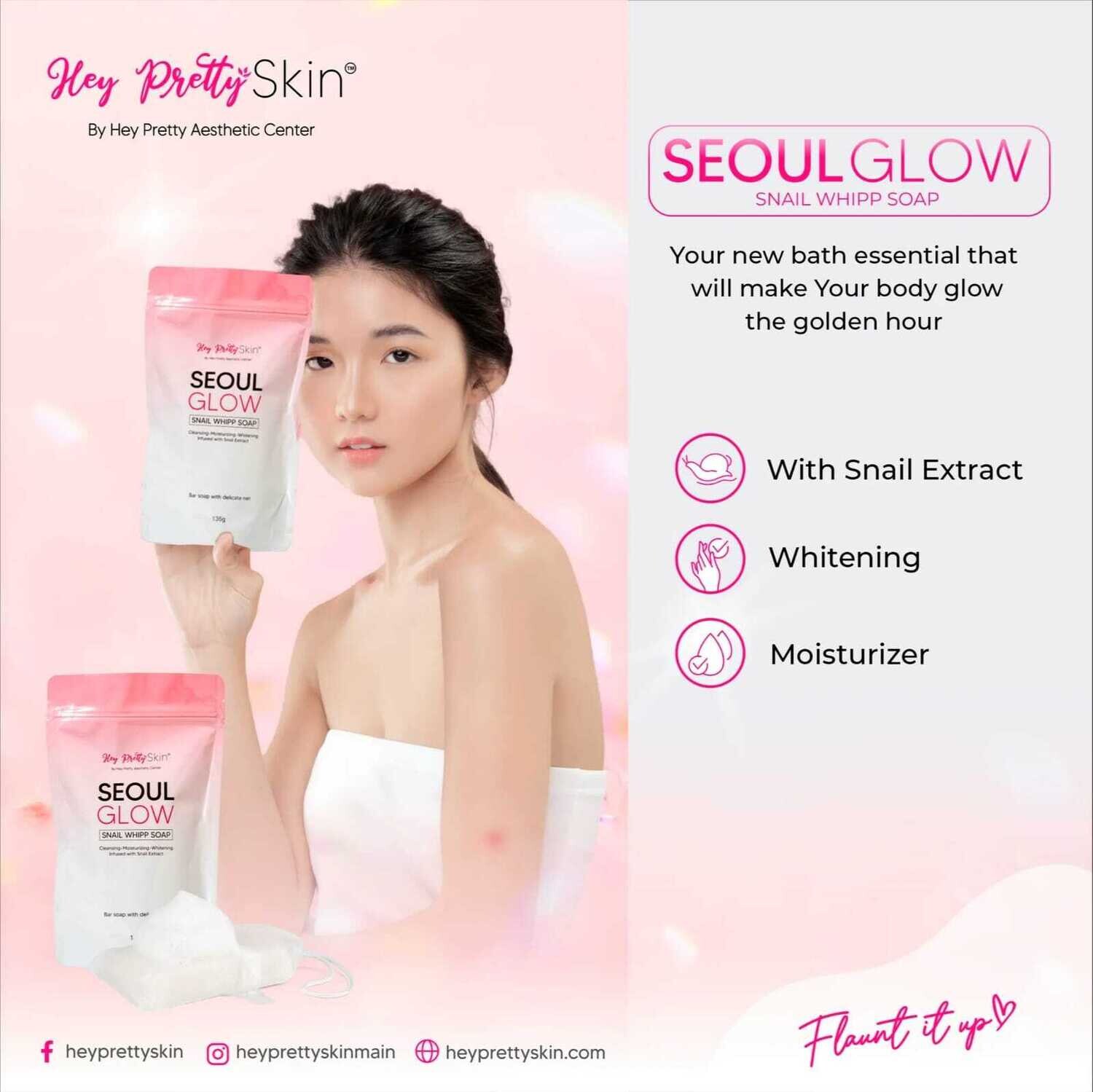 Seoul Glow Snail Whipp Soap