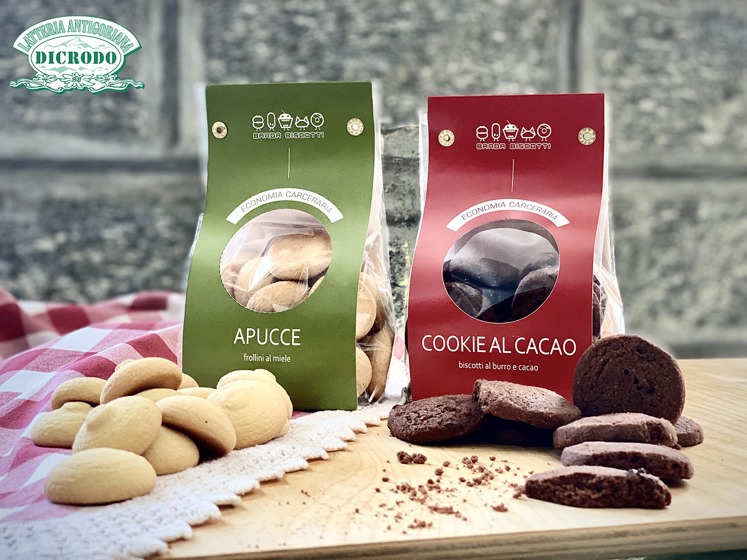 Biscotti 'Banda Biscotti' Cookie al cacao + Apucce