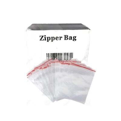Zipper Branded 55mm x 65mm  Clear Baggies