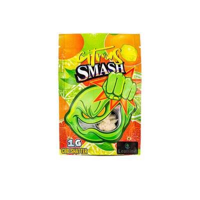 CBD Leafline 1000mg CBD Shatter (99.5%) Citrus Smash 1g