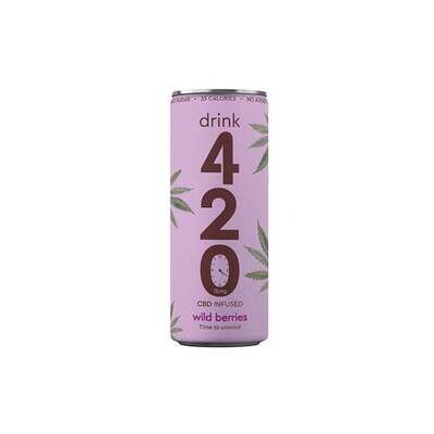 Drink 420 CBD 15mg Infused Sparkling Drink - Wildberry