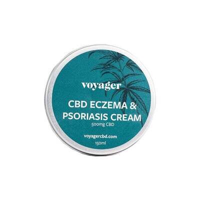 Voyager 500mg CBD Eczema & Psoriasis Cream - 150ml