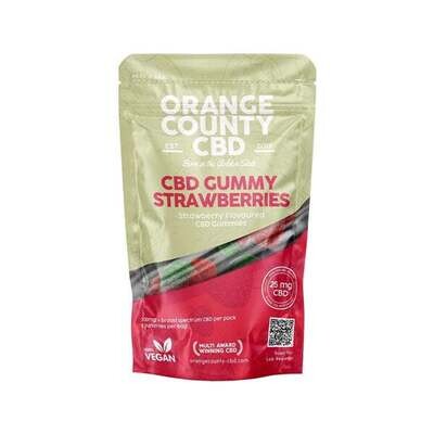 Orange County CBD 200mg Gummy Strawberries - Grab Bag