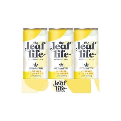 12x Leaf Life 15mg CBD Laidback Lemonade Soft Drink 250ml