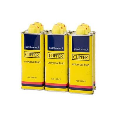 6 x Clipper Tin Lighter Fluid 100ml