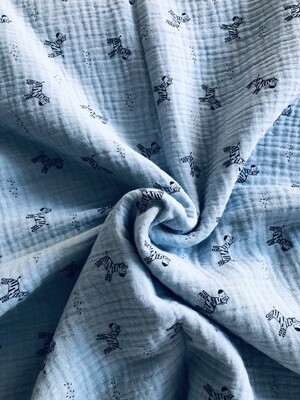 M 5 Zebra hellblau