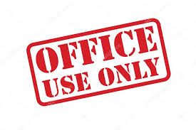 For office use only