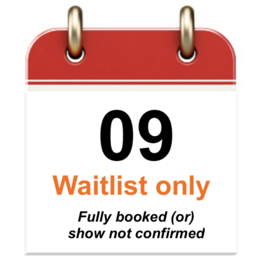 Oct 09 - Thu - Waitlist only