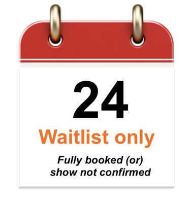 Dec 24 - Wed - Sorry show not on