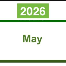 2026 May