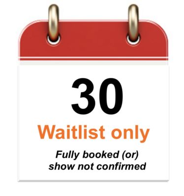 Jan 30 - Fri - Waitlist only