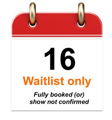 Feb 16 - Mon - Waitlist only