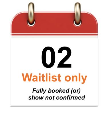 Dec 02 - Wed - Waitlist only