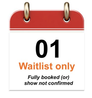 Dec 01 - Tue - Waitlist only