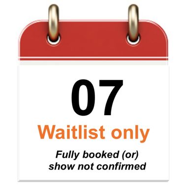 Dec 07 - Mon - Waitlist only
