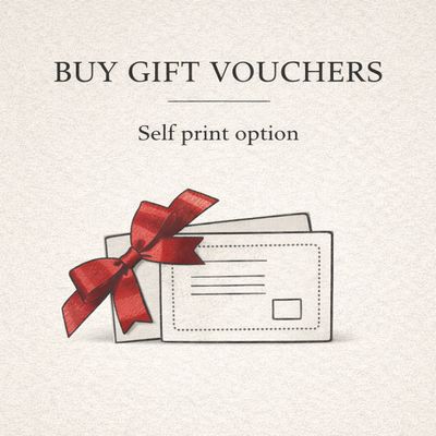 Gift Vouchers   (you will need to print out)
