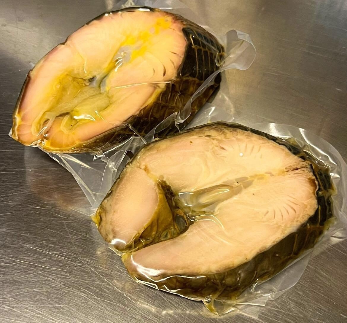 Siberian Sturgeon • Chunks (Hot Smoke Process) (Average Weight - 1.0 - 1.5 LB) • Сибирский Осётр