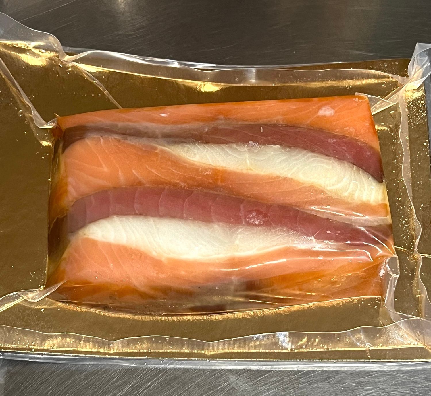 “3 Fish &quot;Rainbow&quot; - Craft Roll” • Cold Smoked • 0.8-1.0 - LB Pack • (Радуга)