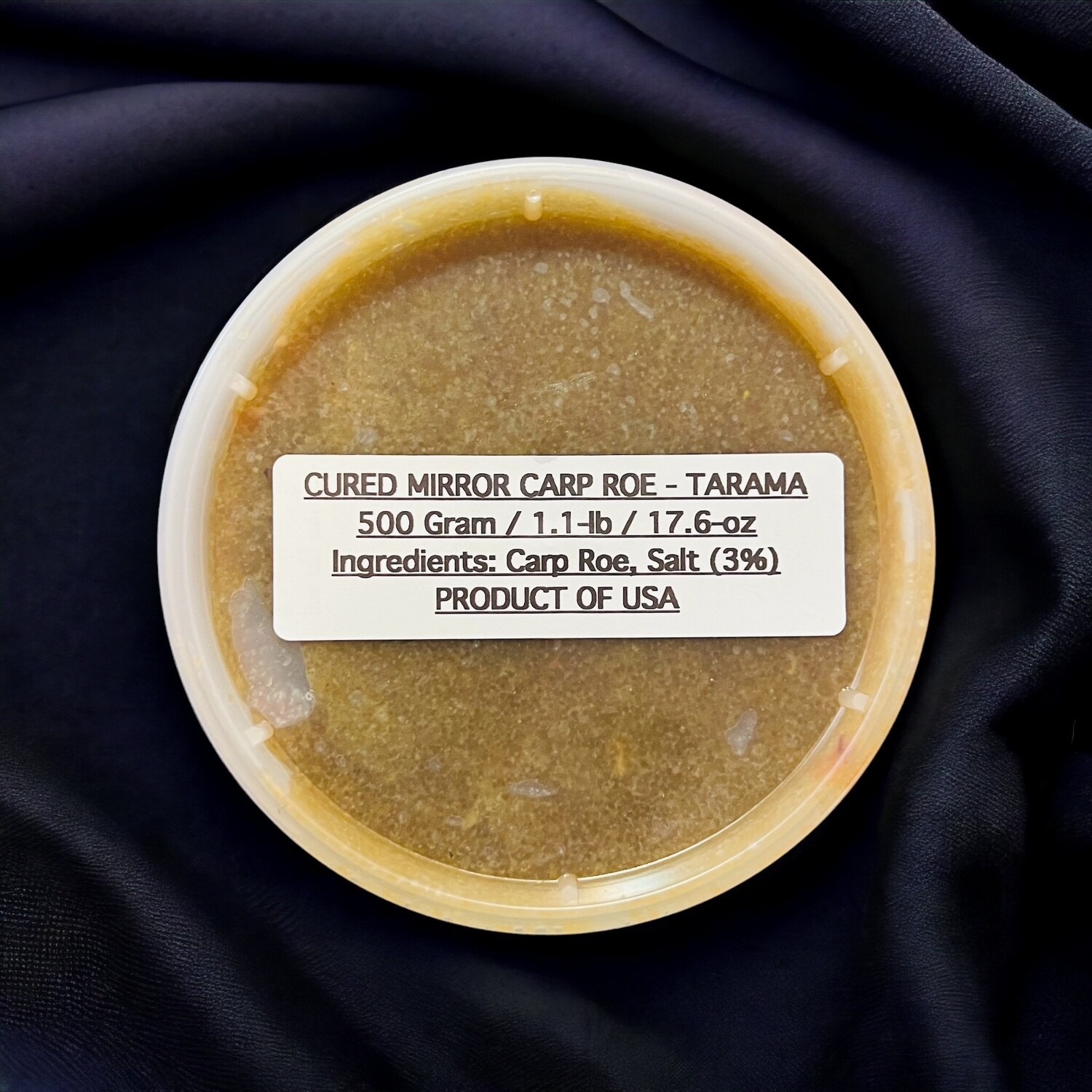 Tarama Salted Mirror Carp Roe – 500 g (1.1 lb)