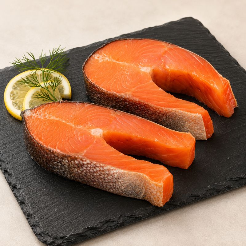 Cold Smoked Salmon - Whole/Chunk • (Average Weight Between 4.5-5.00 - LB per chunk/piece) • SEMGA / СЁМГА