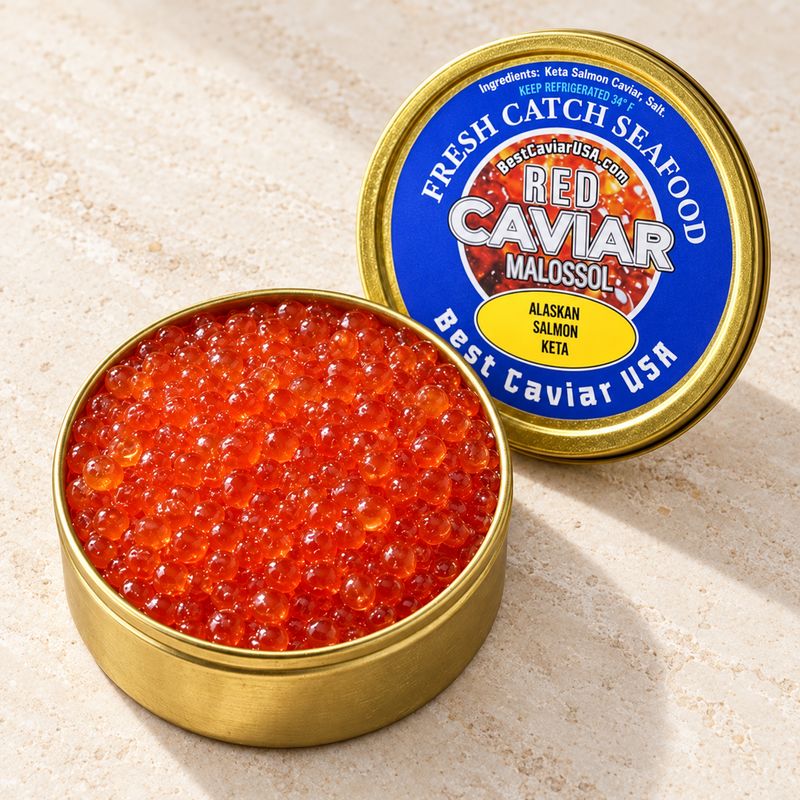 Salmon Roe • Red Caviar • CHUM / KETA - 250-Gram (8.8oz)
