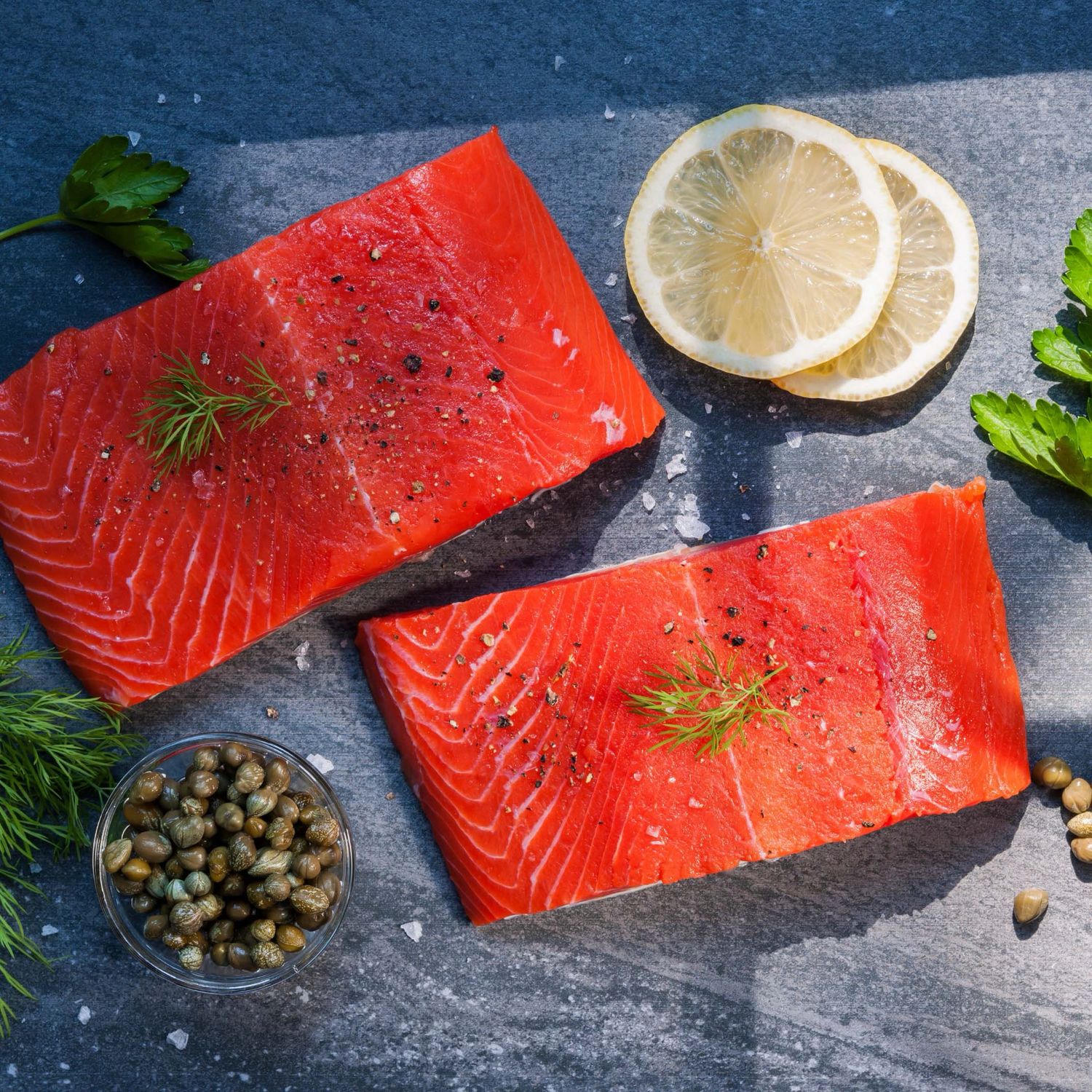 Alaskan Sockeye Salmon - Portions - Wild Caught - (Лосось Нерка - Филе)