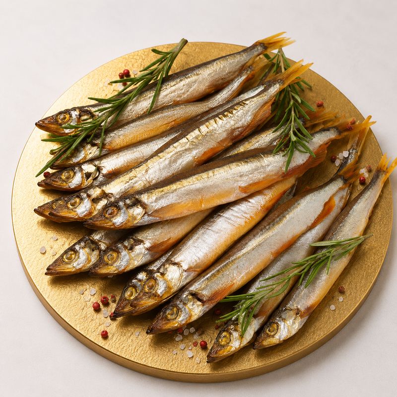 Capelin - Cold Smoked • 1-LB - Pack • (Мойва)