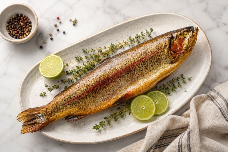 Rainbow Trout  • Cold Smoked • (Price per one Fish  • Up to 1.5-LB) • (Форель - Радужная - Х/К)
