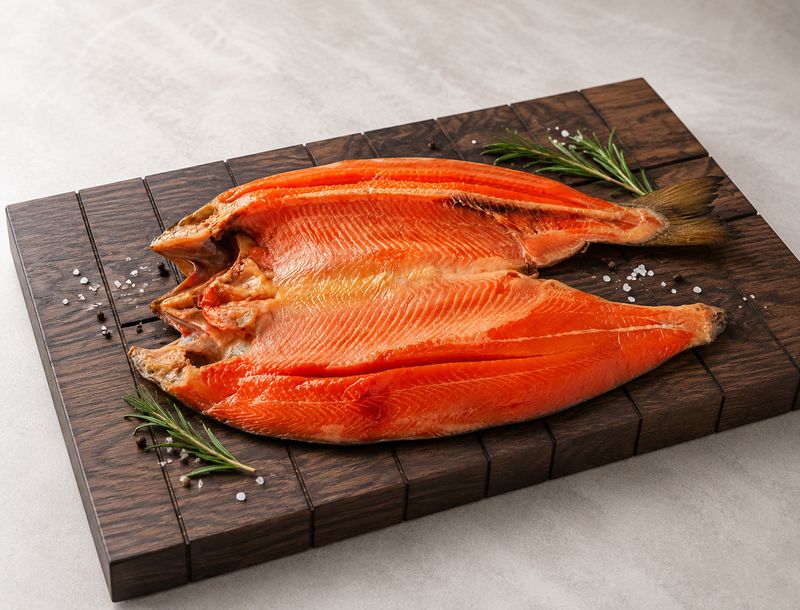 Rainbow Trout • Butterfly Style (VacPack) • Cold Smoked • (Average Weight up to 1.5 - LB) • (Форель - Радужная)