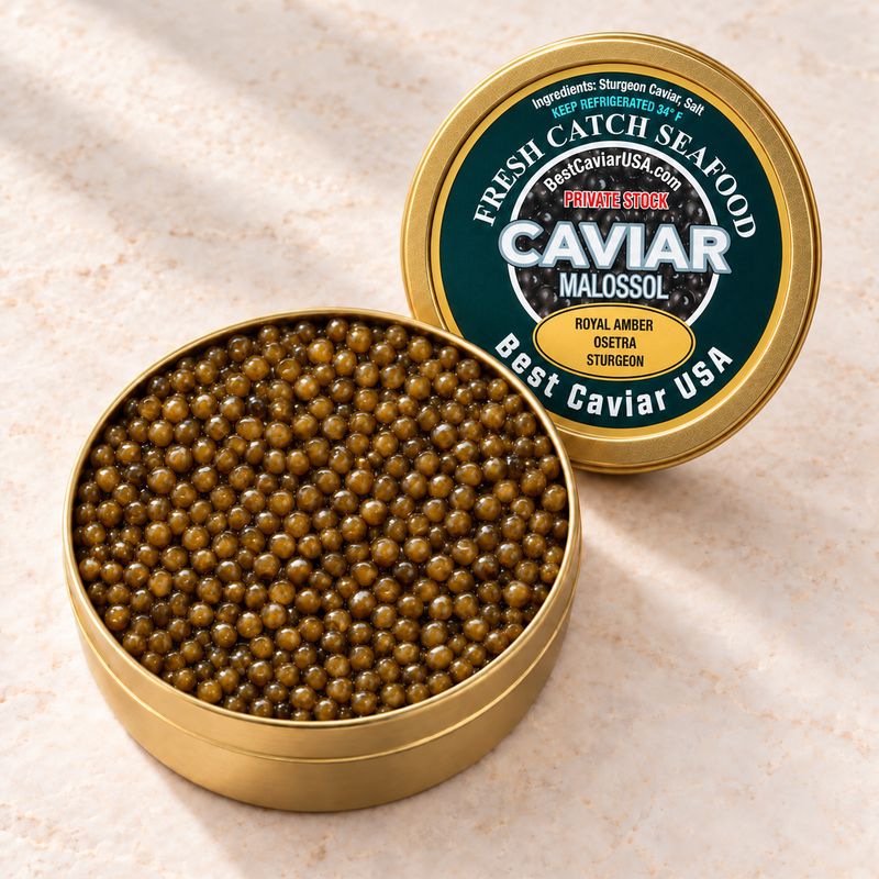 Royal Amber Beluga · Caspian Breeze – 250 g (8.8 oz)