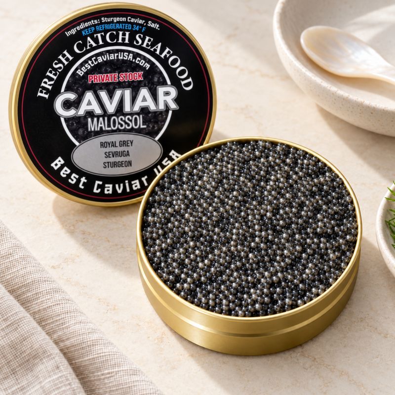 Royal Grey Sevruga - Sturgeon  - Private Stock (250 Gram)