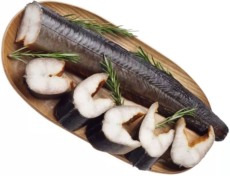 EEL - Cold Smoked (No Head / No Tail) • (Up to 1.00 - LB) • (Угорь)