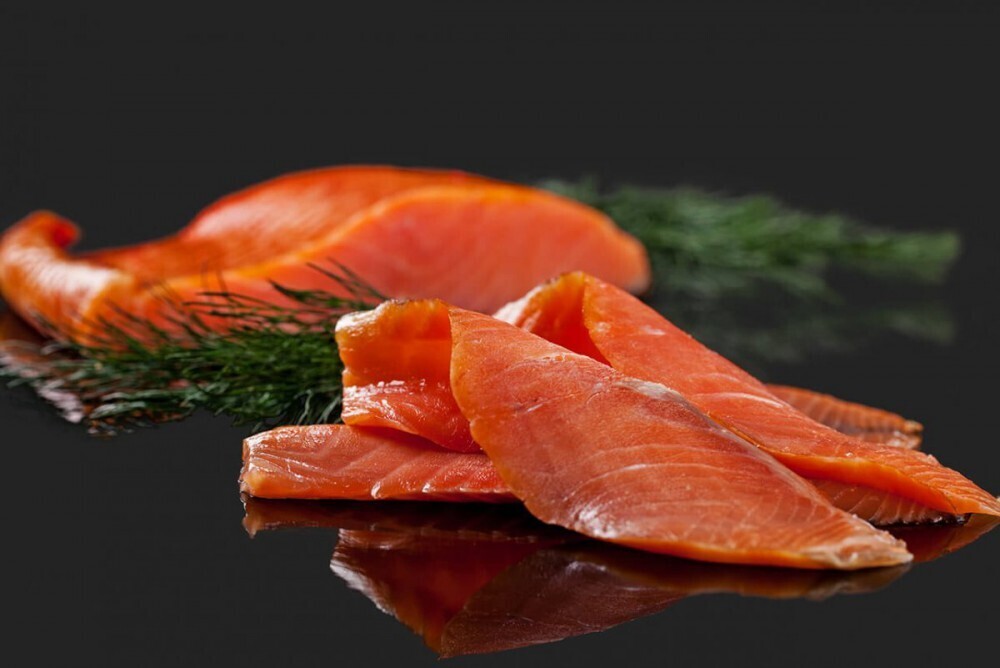 Cold Smoked Salmon - Fillet - Sliced • NOVA (Average Weight 0.8 - 1.0 • LB per pack) • SEMGA / СЁМГА - ФИЛЕ (Нарезка)