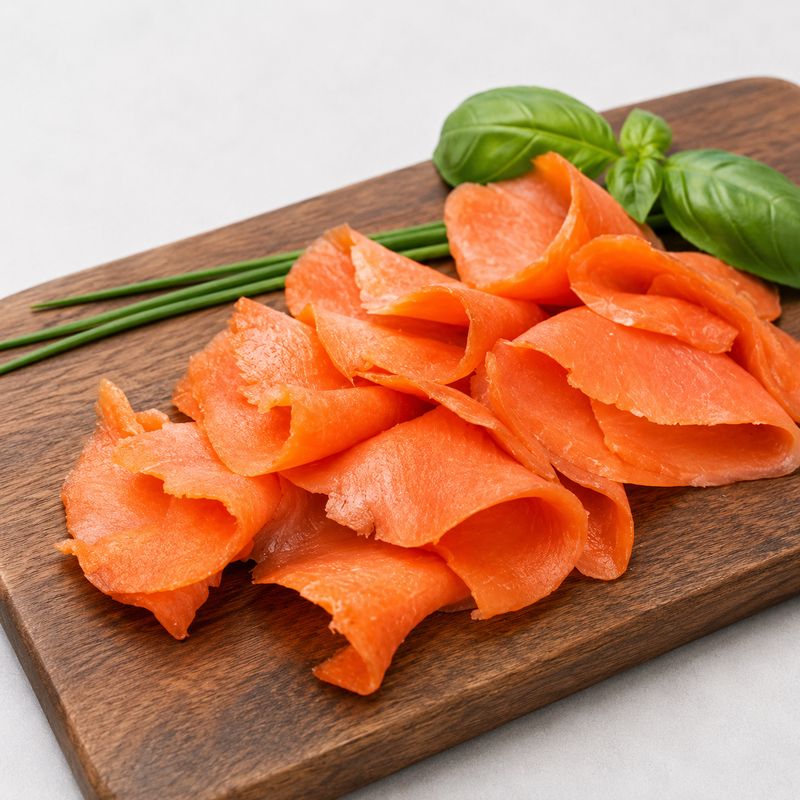 Cold Smoked Salmon - Fillet - Sliced • NOVA (Average Weight 0.8 - 1.0 • LB per pack) • SEMGA / СЁМГА - ФИЛЕ (Нарезка)