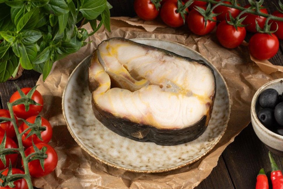 White Sturgeon • Chunks (Hot Smoke Process) (Average Weight - 1.0 - 1.2 LB) • Белый Осётр