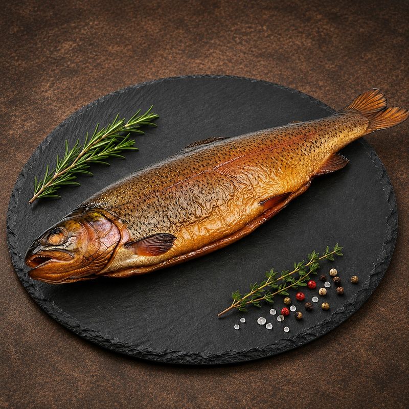 Rainbow Trout  • Hot Smoked • (Price per one Fish  • Up to 1.5-LB) • (Форель - Радужная - Г/К)
