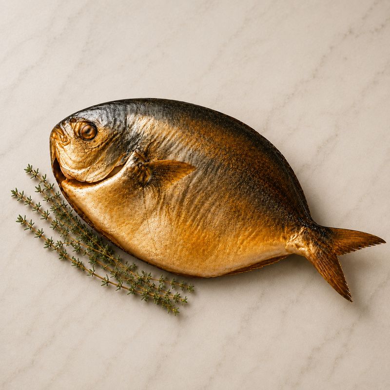 Pompano • Hot Smoked • (whole) (Average Weight 0.9 - 1.1 lb) - (Помпано - Г/К)