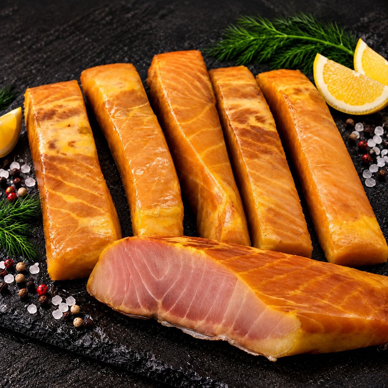 Cold Smoked White Sturgeon Chunk – 1.35–1.8 lb
