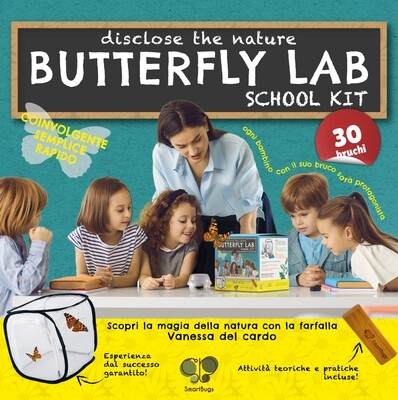 Butterfly Lab - SCHOOL KIT (con 30 bruchi)