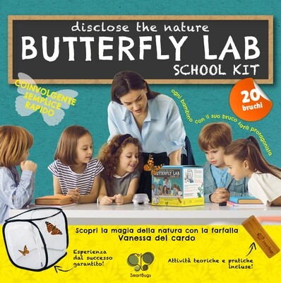 Butterfly Lab - SCHOOL KIT (con 20 bruchi)