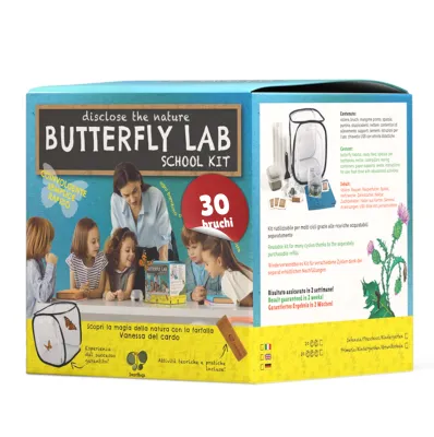 Butterfly Lab - SCHOOL KIT (con 30 bruchi)