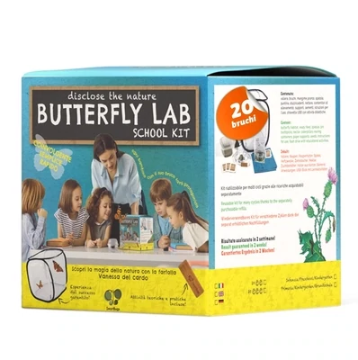 Butterfly Lab - SCHOOL KIT (con 20 bruchi)