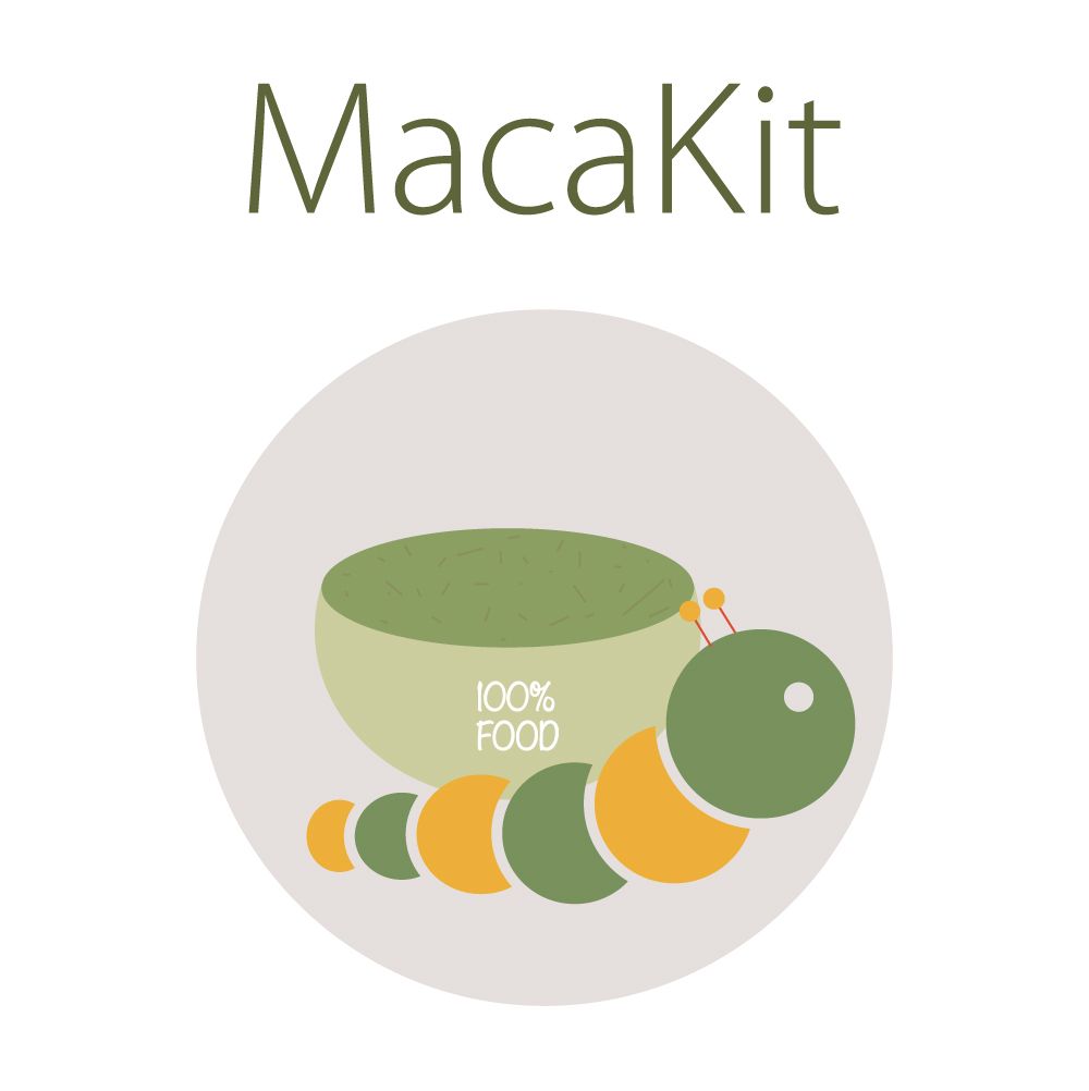 Caterpillar Refill for MacaKit (with feed)