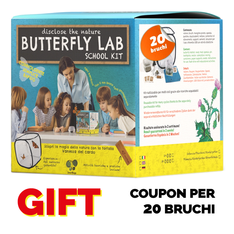 Butterfly Lab-SCHOOL KIT - GIFT EDITION con coupon (per 20 bruchi)