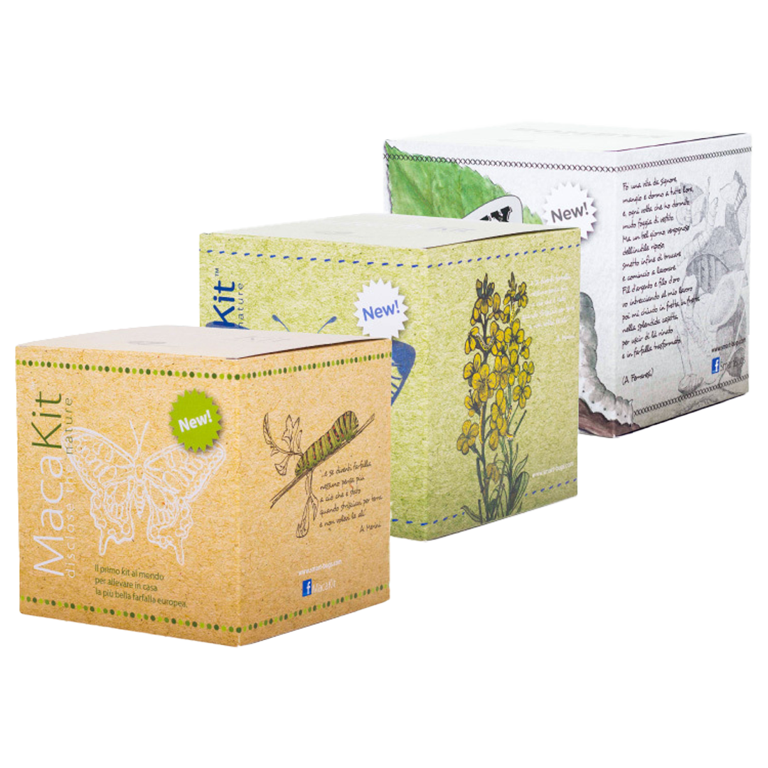 Triplete- MacaKit+ButterflyKit+Bombyx