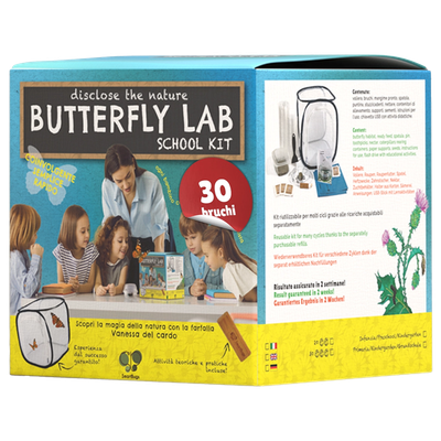 Butterfly Lab - SCHOOL KIT (con 30 bruchi)