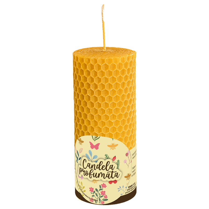 Candela artigianale in cera d’api